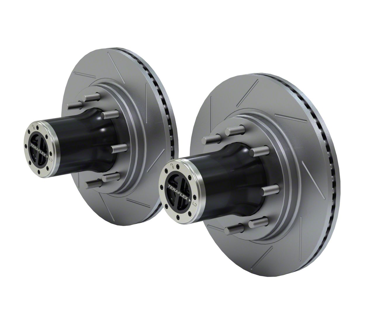 Teraflex Jeep Wrangler Front CRD60 8Lug Locking Hub Conversion Kit