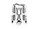 Teraflex 3-Inch Lift Suspension Lift Kit with 4 Sport FlexArms and Track Bar; No Shocks (07-18 Jeep Wrangler JK 2-Door)