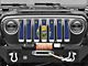 Under The Sun Inserts Grille Insert; Montana State Flag (18-23 Jeep Wrangler JL w/o TrailCam; 2024 Jeep Wrangler JL Sport)