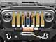 Under The Sun Inserts Grille Insert; New Jersey State Flag (18-23 Jeep Wrangler JL w/o TrailCam; 2024 Jeep Wrangler JL Sport)