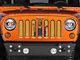 Under The Sun Inserts Grille Insert; New Jersey State Flag (07-18 Jeep Wrangler JK)