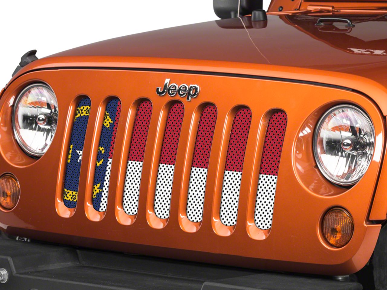 Under The Sun Inserts Jeep Wrangler Grille Insert; North Carolina State ...