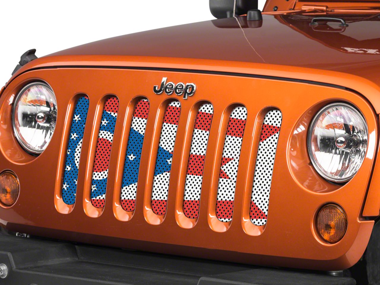 Under The Sun Inserts Jeep Wrangler Grille Insert; Ohio State Flag ...