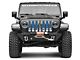 Under The Sun Inserts Grille Insert; Oklahoma State Flag (18-23 Jeep Wrangler JL w/o TrailCam; 2024 Jeep Wrangler JL Sport)