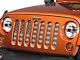 Under The Sun Inserts Grille Insert; Black Out (07-18 Jeep Wrangler JK)