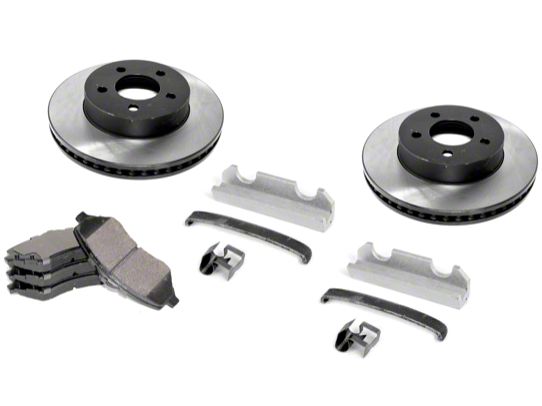 OmixADA Jeep Wrangler Front Disc Brake Service Kit 16760.02 (9099