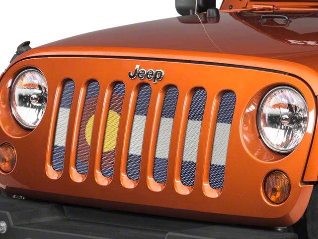 Under The Sun Inserts Grille Insert; Colorful Colorado (07-18 Jeep Wrangler JK)