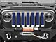 Under The Sun Inserts Grille Insert; Deep Water Blue Pearl (18-23 Jeep Wrangler JL w/o TrailCam; 2024 Jeep Wrangler JL Sport)
