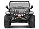 Under The Sun Inserts Grille Insert; Distressed Black and White Thin Red Line (18-23 Jeep Wrangler JL w/o TrailCam; 2024 Jeep Wrangler JL Sport)