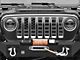 Under The Sun Inserts Grille Insert; Distressed Black Out (20-23 Jeep Gladiator JT w/o TrailCam; 2024 Jeep Gladiator JT Sport)