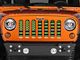 Under The Sun Inserts Grille Insert; Distressed Lime Green (07-18 Jeep Wrangler JK)
