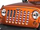 Under The Sun Inserts Grille Insert; Distressed Old Glory (07-18 Jeep Wrangler JK)