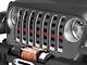 Under The Sun Inserts Grille Insert; Distressed Thin Red Line (20-23 Jeep Gladiator JT w/o TrailCam; 2024 Jeep Gladiator JT Sport)