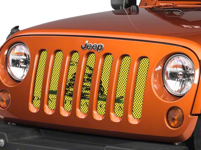 Under The Sun Inserts Grille Insert; Don't Tread On Me (07-18 Jeep Wrangler JK)