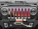 Under The Sun Inserts Grille Insert; Endless Summer Red Light House (18-23 Jeep Wrangler JL w/o TrailCam; 2024 Jeep Wrangler JL Sport)