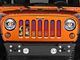 Under The Sun Inserts Grille Insert; Endless Summer Red Palm Tree (07-18 Jeep Wrangler JK)