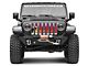 Under The Sun Inserts Grille Insert; Endless Summer Red Surfer Male (18-23 Jeep Wrangler JL w/o TrailCam; 2024 Jeep Wrangler JL Sport)