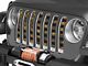 Under The Sun Inserts Grille Insert; Fall Colors Camo Stars and Stripes (18-23 Jeep Wrangler JL w/o TrailCam; 2024 Jeep Wrangler JL Sport)