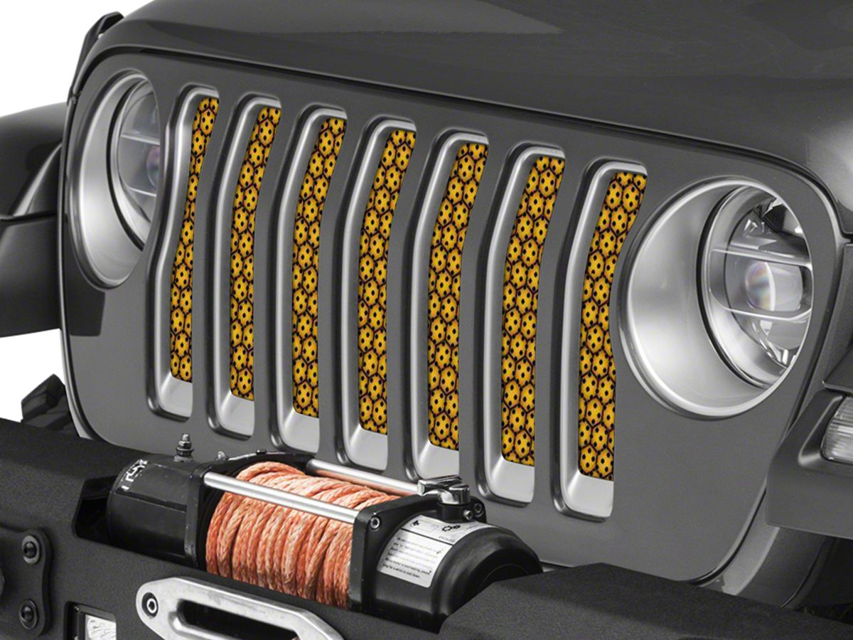 Under The Sun Inserts Jeep Wrangler Grille Insert; Honeycomb Black  INSRT-HNYCMBB-JL (18-23 Jeep Wrangler JL) - Free Shipping