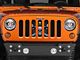 Under The Sun Inserts Grille Insert; Jolly Rogers (07-18 Jeep Wrangler JK)