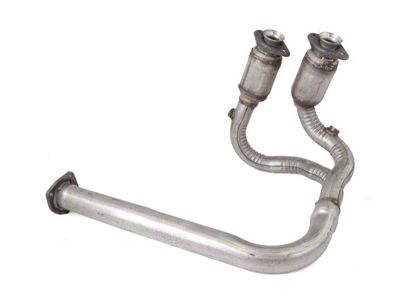 Y-Pipe with Catalytic Converters (01-03 4.0L Jeep Wrangler TJ)