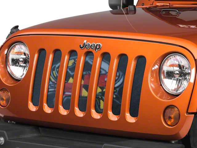 Under The Sun Inserts Grille Insert; Maryland Crab Flag (07-18 Jeep Wrangler JK)