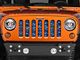 Under The Sun Inserts Grille Insert; Mermaid Scales (07-18 Jeep Wrangler JK)