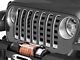 Under The Sun Inserts Grille Insert; Paws Black Out (18-23 Jeep Wrangler JL w/o TrailCam; 2024 Jeep Wrangler JL Sport)