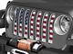 Under The Sun Inserts Grille Insert; Paws Old Glory (20-23 Jeep Gladiator JT w/o TrailCam; 2024 Jeep Gladiator JT Sport)
