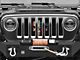 Under The Sun Inserts Grille Insert; Punisher Old Glory (20-23 Jeep Gladiator JT w/o TrailCam; 2024 Jeep Gladiator JT Sport)