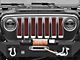 Under The Sun Inserts Grille Insert; Red Rock Crystal Pearl (20-23 Jeep Gladiator JT w/o TrailCam; 2024 Jeep Gladiator JT Sport)