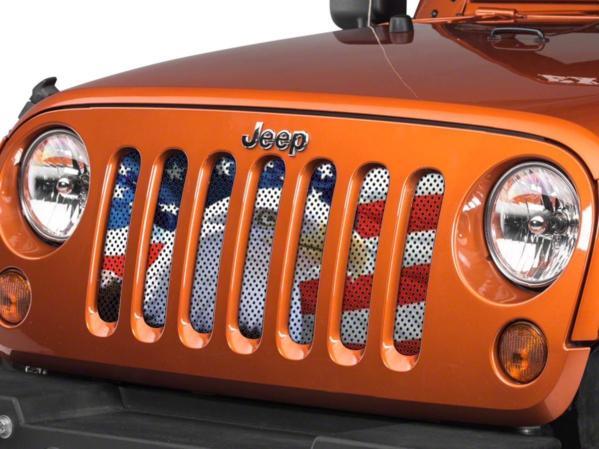 Under The Sun Inserts Jeep Wrangler Grille Insert; Soaring High  INSRT-SORHIGH-JK (07-18 Jeep Wrangler JK) - Free Shipping