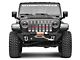 Under The Sun Inserts Grille Insert; Thin Red Line (20-23 Jeep Gladiator JT w/o TrailCam; 2024 Jeep Gladiator JT Sport)