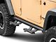 V Signature Side Step Bars; Black (07-18 Jeep Wrangler JK 4-Door)