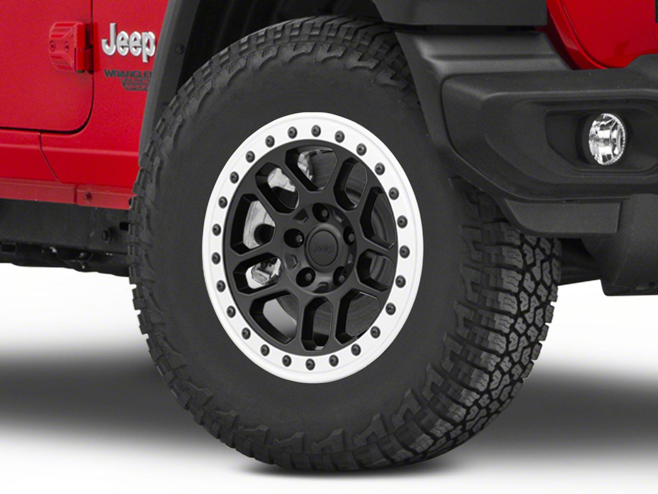 Mopar Jeep Wrangler True Beadlock Capable Satin Black Wheel; 17x8