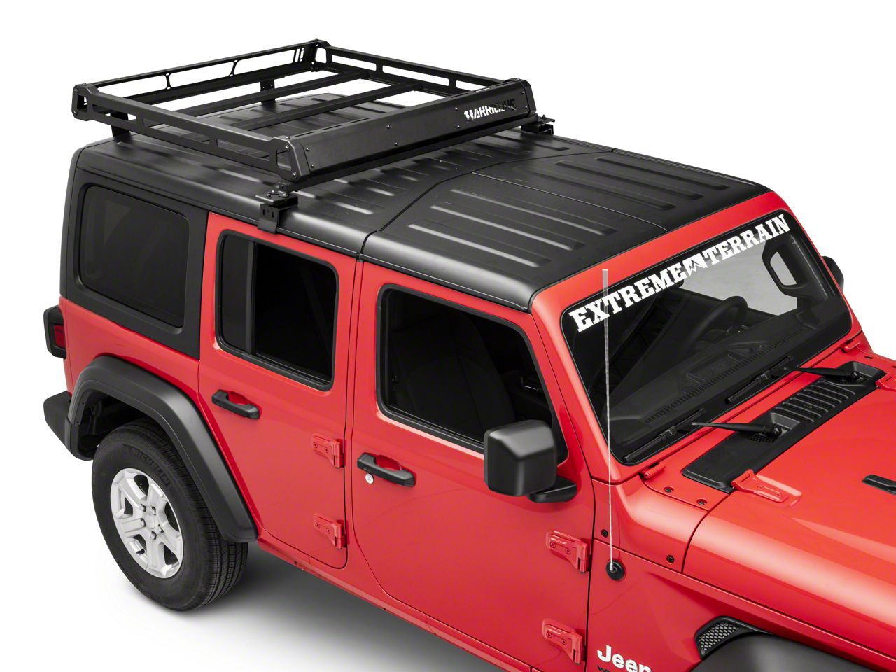 Barricade Jeep Wrangler Removable Hard Top Roof Basket for OEM Hard Top ...