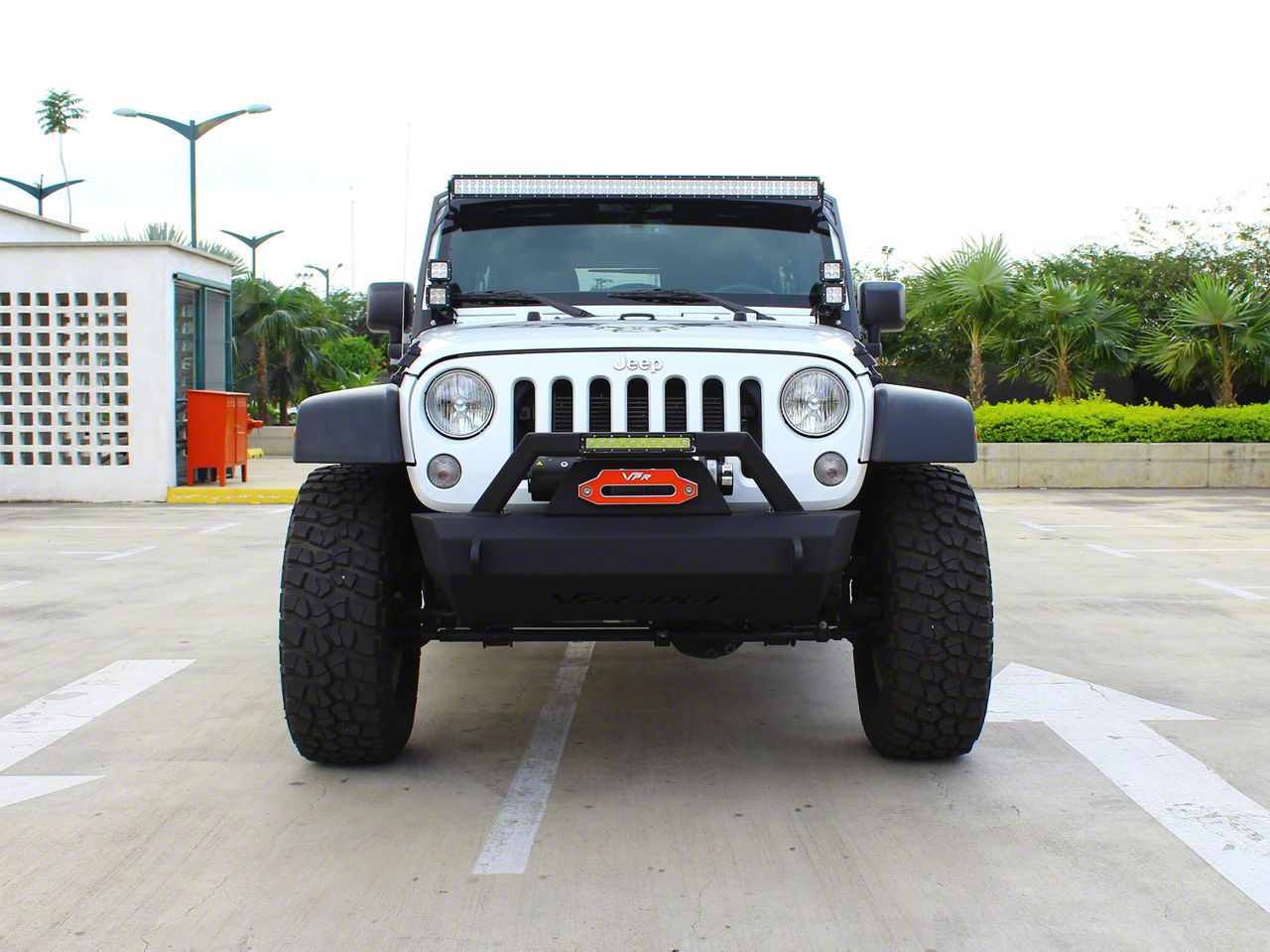 VPR 4x4 Jeep Wrangler Short Front Bumper w/ Stinger Bare Metal VPR
