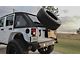 VPR 4x4 Ultima Rear Bumper with Tire Carrier; Bare Metal (07-18 Jeep Wrangler JK)