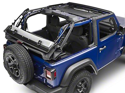 Redrock 4x4 Jeep Wrangler Halfshade Top J Jl 18 21 Jeep Wrangler Jl 2 Door Free Shipping