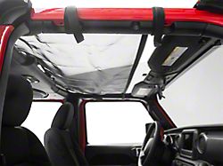 Dirty Dog 4x4 Front Seat Sun Screen; Black (20-23 Jeep Gladiator JT)