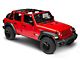 Dirty Dog 4x4 Rear Seat Sun Screen; Black (18-21 Jeep Wrangler JL 4 Door)