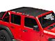 Dirty Dog 4x4 Safari Sun Screen; Black (18-21 Jeep Wrangler JL 4 Door)