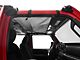 Dirty Dog 4x4 Safari Sun Screen; Black (18-21 Jeep Wrangler JL 4 Door)