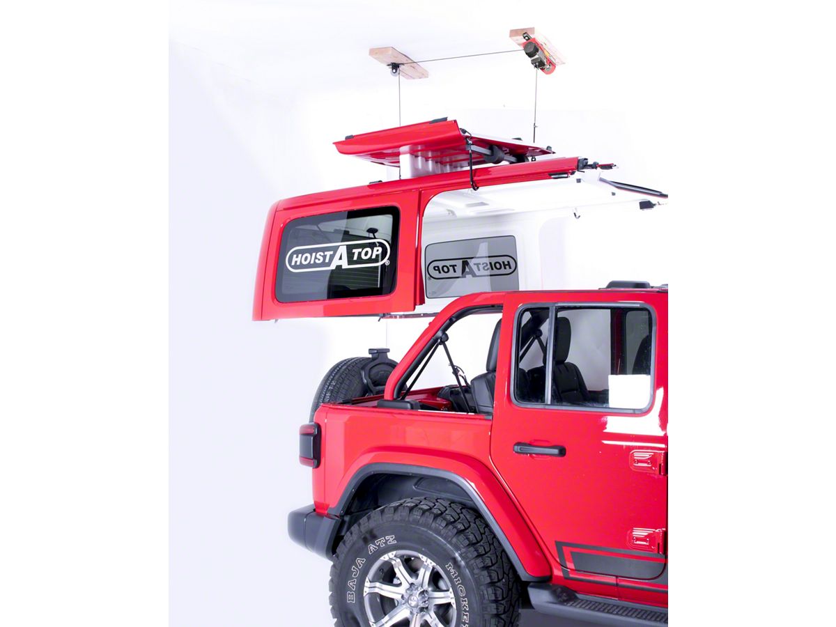 Absorberen vallei Minister Lange Originals Jeep Wrangler Power Hoist-a-Top 014-910 (18-23 Jeep Wrangler  JL 4-Door) - Free Shipping