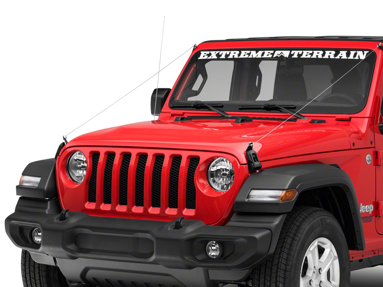 jeep wrangler hood cables