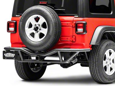 RedRock Rock Crawler Rear Bumper; Textured Black (18-23 Jeep Wrangler JL)