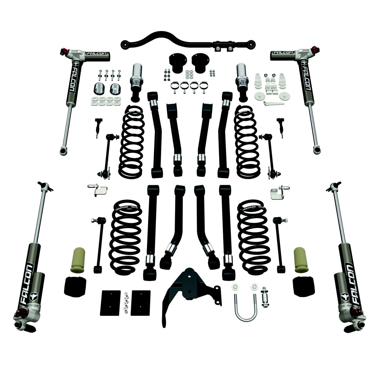 Amazon Com Teraflex 3 Sport S T3 Suspension Lift Kit With Fox Shocks Automotive