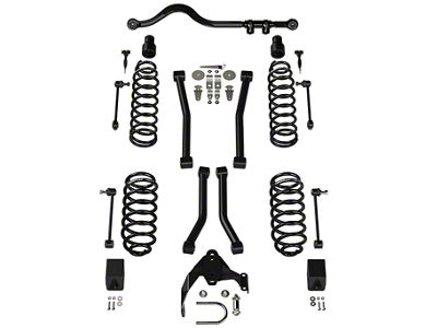 Teraflex 3-Inch Suspension Lift Kit with 4 Sport Control Arms and Track Bar (07-18 Jeep Wrangler JK 4-Door)