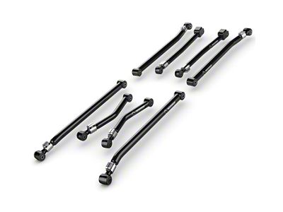Teraflex Alpine Adjustable Front and Rear Long Control Arms for 3 to 6-Inch Lift (07-18 Jeep Wrangler JK)