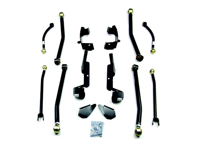 Teraflex Long Adjustable Control Arms with Brackets for 4 to 6-Inch Lift (07-18 Jeep Wrangler JK)